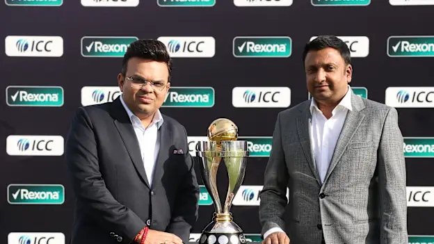 ICC Chair Mr Jay Shah and Unilever CMO Mr Nitin Agarwal