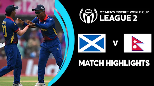 Logo of Scotland v Nepal | Match Highlights | ICC Men's CWCL2 2023-27