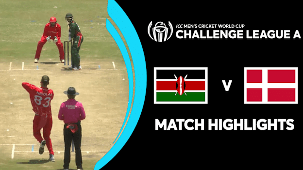 Kenya v Denmark | Men's CWC Challenge League A | Match Highlights