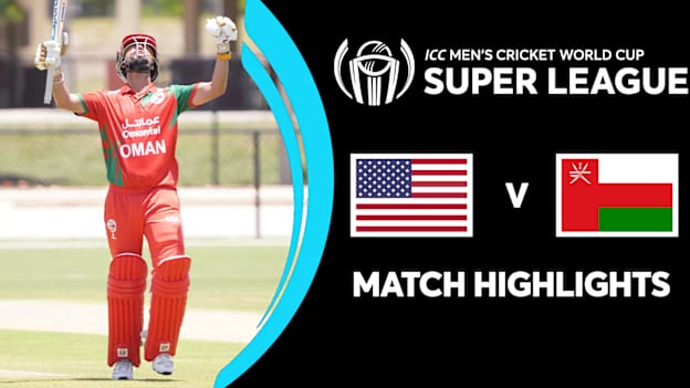 USA v Oman | Match Highlights | ICC Cricket World Cup League 2