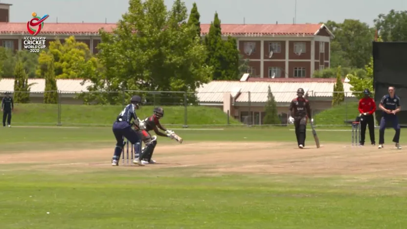 icc-u19-cwc-uae-v-sco-danny-cairns-takes-two-wickets-in-an-over-icc