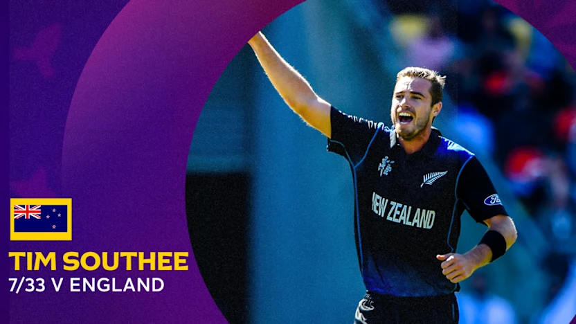Tim Southee rips through England in 2015 | ICC Men's CWC | ICC