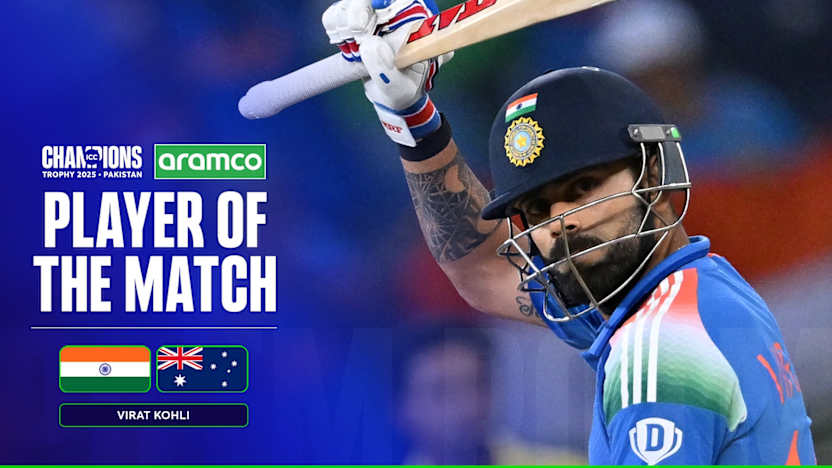 Kohli's steady knock sinks Aussies in Dubai | POTM Highlights