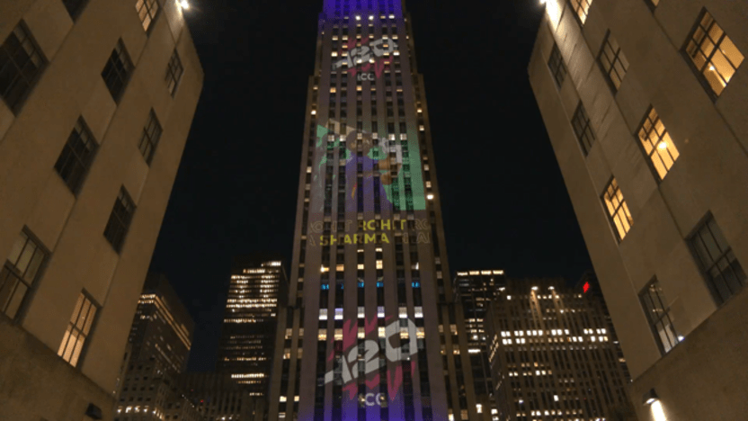 Skippers Illuminate Iconic Rockefeller Centre Building as ICC Men’s T20 World Cup 2024 Kicks Off Today