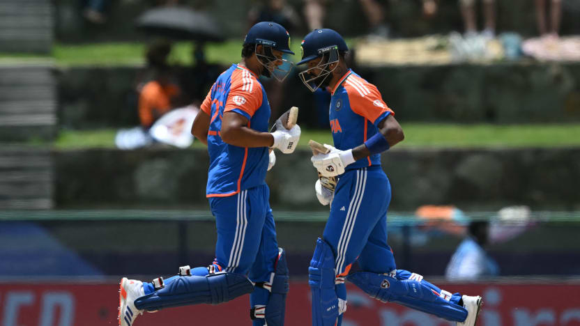 Pandya powers India to victory over Bangladesh in crucial Super Eights clash