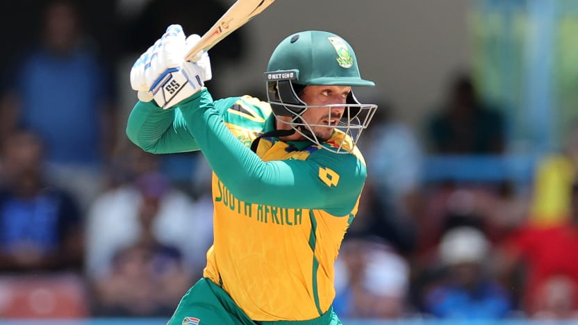 De Kock leads South Africa to narrow win over valiant USA as Super Eight stage gets underway