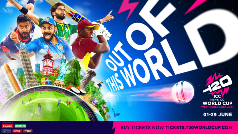 100-day countdown begins: ICC unveils ‘Out of this World’ Men’s T20 ...