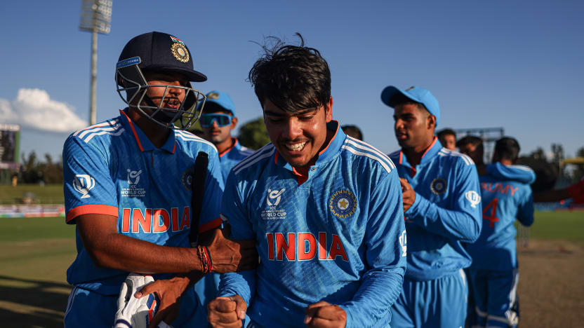 L’Inde réussit une course passionnante pour atteindre la finale de la Coupe du Monde U19