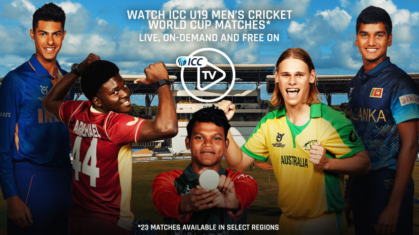 where to watch u19 cricket world cup in australia