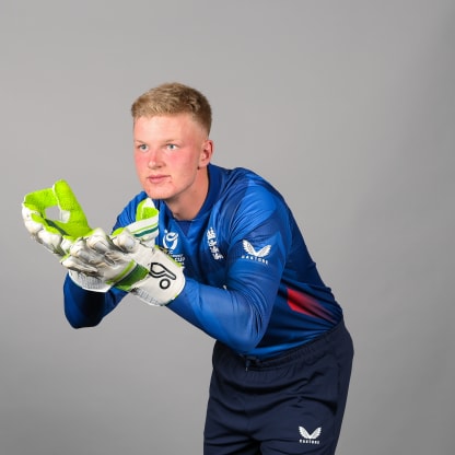 England player photoshoot ahead of the ICC U19 Men's Cricket World Cup
