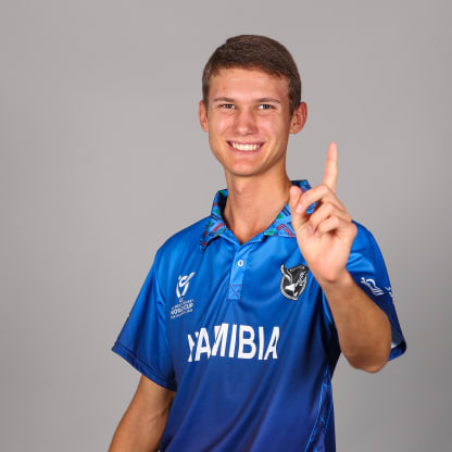 Namibia player photoshoot ahead of the ICC U19 Men's Cricket World Cup