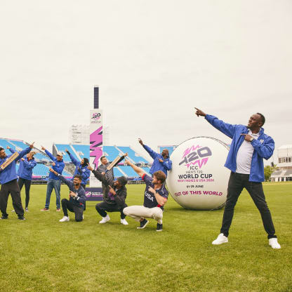 Usain Bolt and US sport stars NCIS unveiling