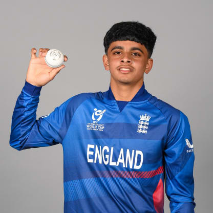 England player photoshoot ahead of the ICC U19 Men's Cricket World Cup