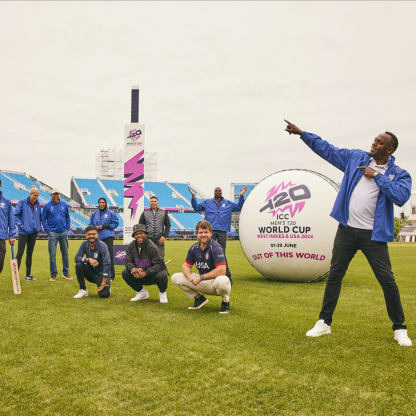 Usain Bolt and US sport stars NCIS unveiling