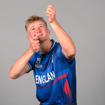 England player photoshoot ahead of the ICC U19 Men's Cricket World Cup