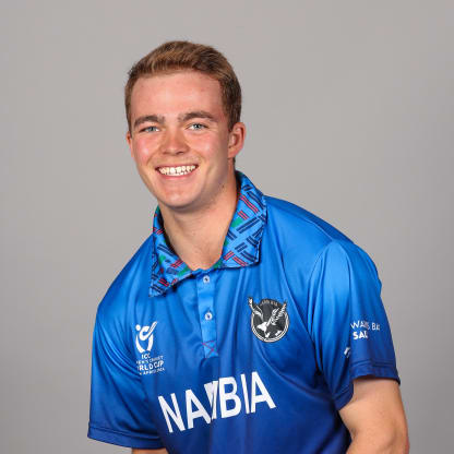 Namibia player photoshoot ahead of the ICC U19 Men's Cricket World Cup