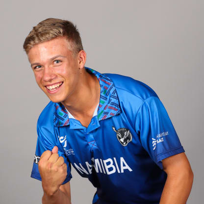 Namibia player photoshoot ahead of the ICC U19 Men's Cricket World Cup