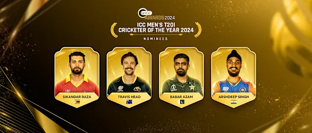 ICC Awards 2024 - Men's T20I Cricketer of the Year - Nominees 21x9