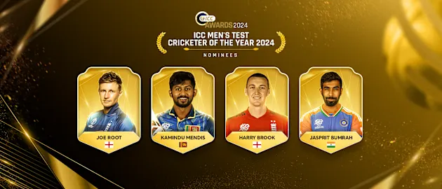 ICC Awards 2024 - Men_s Test Cricketer of the Year - Nominees 21x9