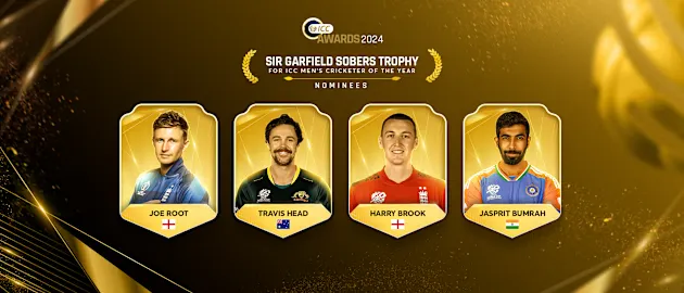 ICC Awards 2024 - Sir Garfield Sobers Trophy - Nominees 21x9