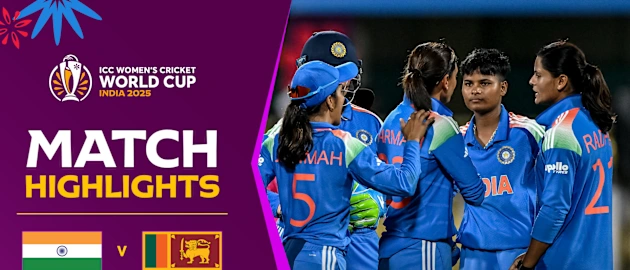 India's World Cup campaign off to a winning start against Sri Lanka | Match Highlights | CWC25
