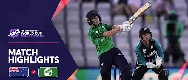 New Zealand edge past a fierce Ireland | Match Highlights | Women's T20WC 2026