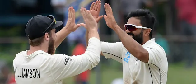 Ajaz Patel has played eight Tests and two T20Is so far