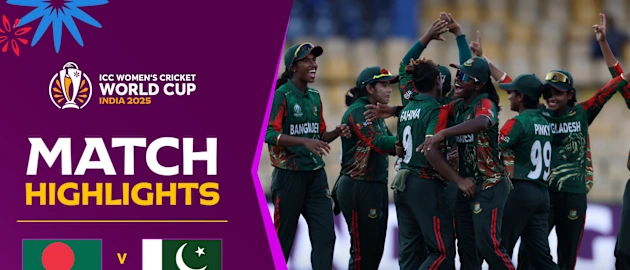 Bangladesh seize memorable win over Pakistan | Match Highlights | CWC25 