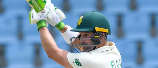 South Africa captain Dean Elgar.