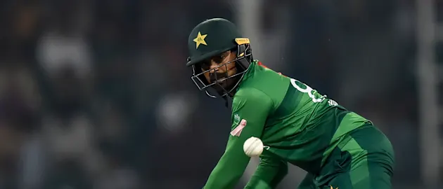 Haris Sohail made a stodgy half-century