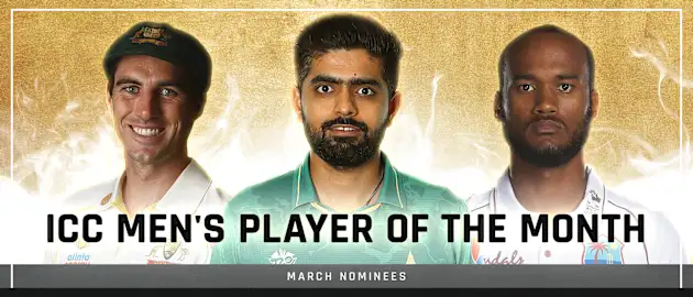 ICC Men's POTM Nominees: March 2022