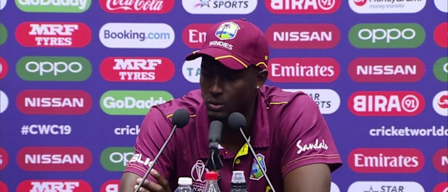CWC_2019_MATCH23_WIvBAN_WI_HOLDER_MEDIA_CONFERENCE_ICC