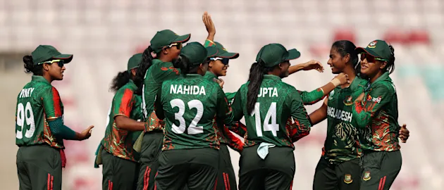 A first-ball strike by Marufa Akter | CWC25