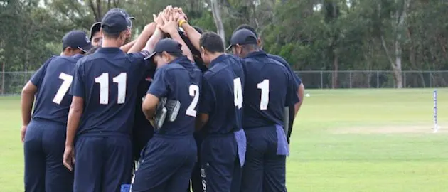 Samoa's under 19s team at their first tournament in 2013