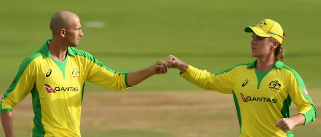 Ashton Agar and Adam Zampa