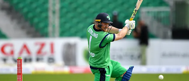 Paul Stirling scored a solid 77 in the second game against West Indies