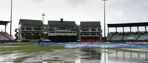 The third T20I was washed out
