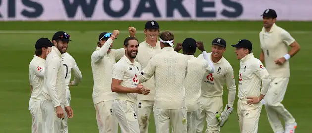 England celebrate