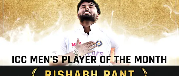I dedicate this award to every member of Team India that contributed to our victory in Australia – Rishabh Pant