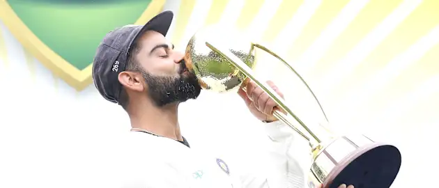 Virat Kohli was chosen as captain of both Test and ODI Team of the Year