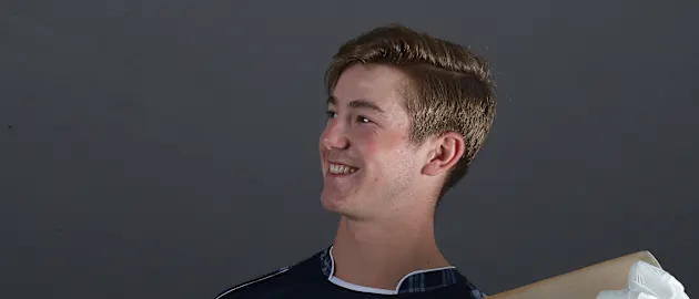 Michael Jones of Scotland poses for a picture during the Scotland Portrait Session for the ICC Cricket World Cup Qualifier at The Holiday Inn on February 28, 2018 in Bulawayo, Zimbabwe.