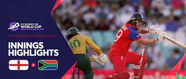 England recover to post a formidable total | Innings Highlights | Women's T20WC 2026