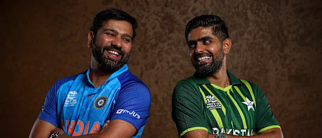 Arch-rivals on the field but all smiles off it