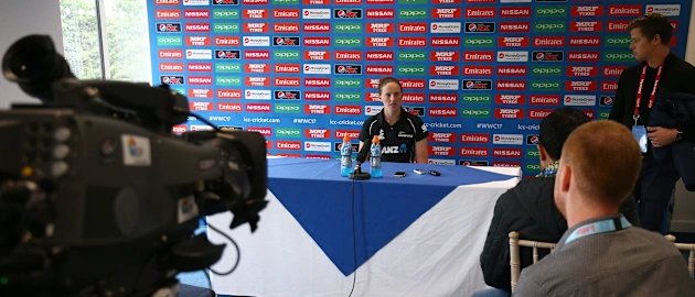 Media at press conference