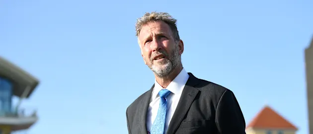 ICC match referee Chris Broad during the 4th Vitality T20 International between England and New Zealand at Trent Bridge on September 05, 2023 in Nottingham, England.