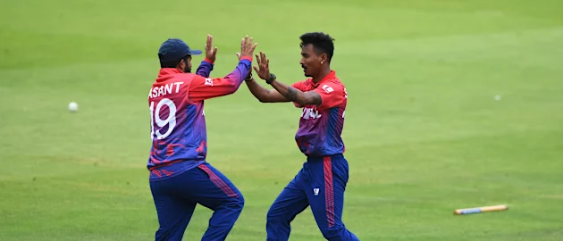 Nepal men's team is preparing for a quadrangular series in Qatar