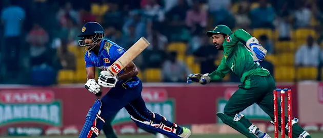 Gunathilaka's half-century was the highest score of the game