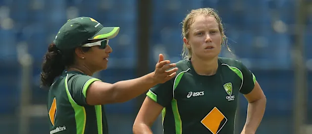 Lisa Sthalekar and Alyssa Healy