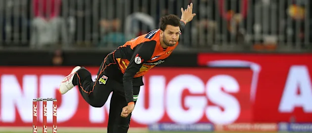 Usman Qadir plays for Perth Scorchers in the Big Bash League