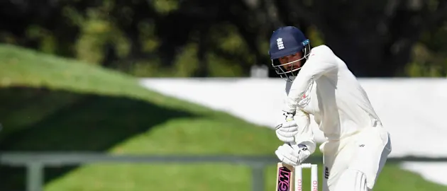 James Vince scored 76 and added 123 runs with Mark Stoneman for the second wicket